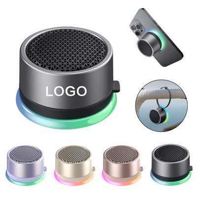 Portable Wireless Mini Magnetic Speaker Waterproof TWS Pairing Travel Speaker